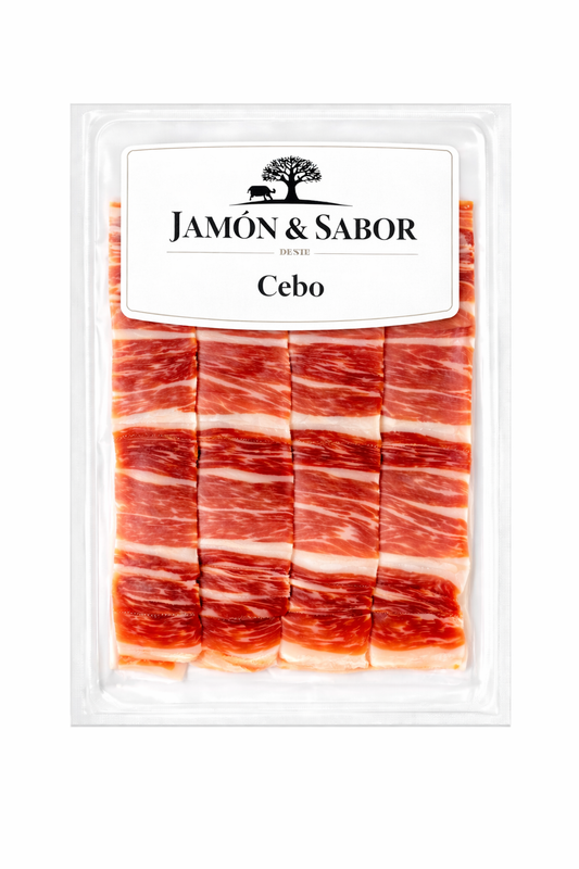 Prosciutto Iberico 50% CEBO Affettato a Coltello 100g | Jamón & Sabor Menorca (Copia) (Copia)